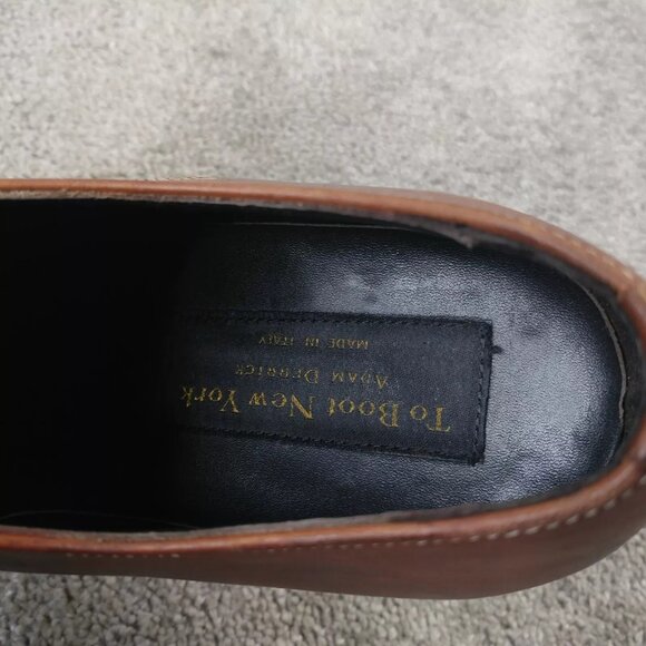 To Boot New York Adam Derrick Mens Size 8 Shoes Brown Leather Lace Up Oxford - Picture 10 of 12